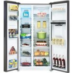 Frigorífico americano con congelador CHIQ, 559L, compresor inverter FSS559NEI42D, total no frost, 39db, dispensador de agua de 5,5L - Imagen 2