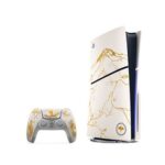Consola PS5 1TB Chassis D Ghost of Yotei Edición Limitada Oro + Código de juego