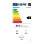 Frigorífico con congelador superior - 413L - Total No Frost - acero inoxidable - L70 cm x H 178 cm - Imagen 4