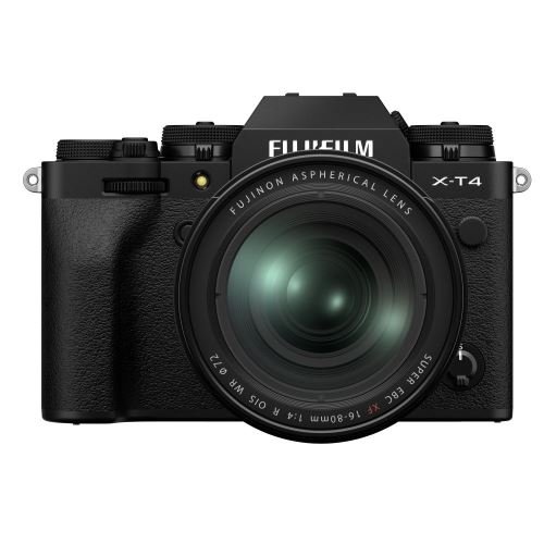 Appareil-photo-hybride-Fujifilm-X-T4-Noir-XF-16-80mm-f-4-R-OIS-WR.jpg Cámara híbrida Fujifilm X-T4 Black + XF 16-80 mm f/4 R OIS WR - Imagen 1