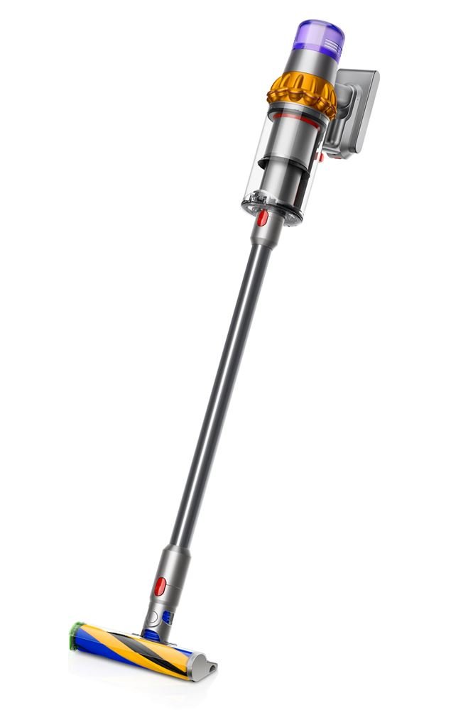Aspirateur-balai-Dyson-V15-Detect-Absolute-660-W-Gris.jpg Aspiradora vertical Dyson V15 Detect Absolute de 660 W, color gris - Imagen 1
