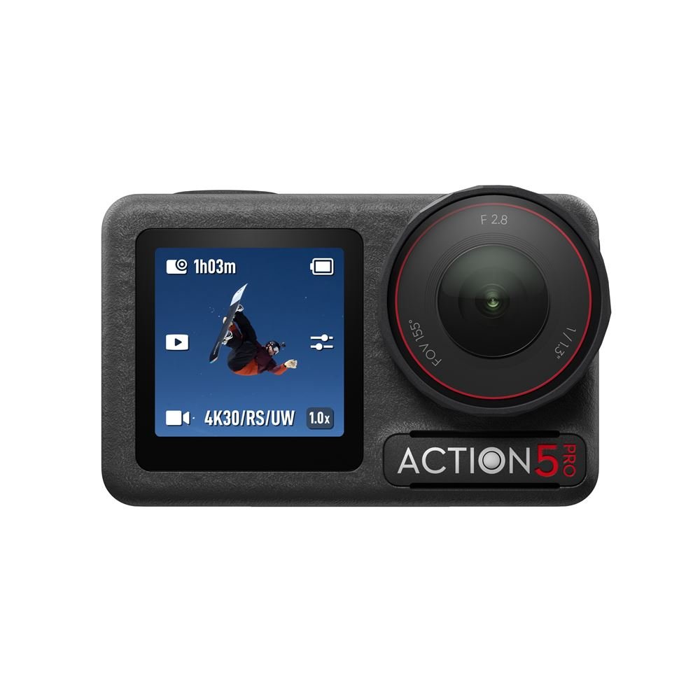 Camera-sport-Dji-Osmo-Action-5-Pro-Adventure-Combo-Noir.jpg Cámara Deportiva Dji Osmo Action 5 Pro Adventure Combo Negro - Imagen 1