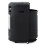 Estufa de gas Volga – FAVEX – Efecto chimenea infrarroja – 6 potencias de calefacción – Hasta 40 m², Color negro - Imagen 3
