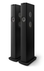 Altavoces Hi-Fi inalámbricos KEF LS60 en color negro, se venden por pares