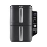 Freidora Ninja Double Stack DualZone SL400EU 2470W negra y gris - Imagen 2