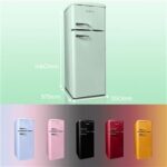 Refrigerador-congelador retro Linarie Arzy LJDD206GREEN 206 litros verde - Imagen 4