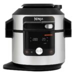 Multicocina Ninja SmartLid 14 en 1 Foodi MAX OL750EU de 1760 W, color negro y plateado
