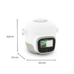 Moulinex Cookeo Touch WiFi Mini CE922110 900 W Blanco Multicocina Inteligente - Imagen 2