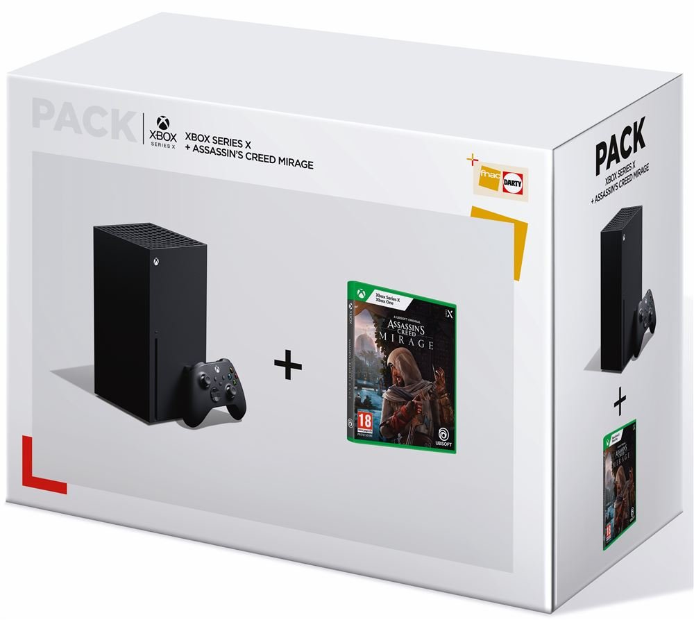 Pack-Console-Xbox-Series-X-Noir-Aain-s-Creed-Mirage-Xbox-1.jpg Paquete de consola Xbox Series X Black + Assassin's Creed Mirage Xbox - Imagen 1