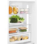 Frigorífico-congelador de libre instalación, volumen total 331 L, frigorífico ventilado 234 L, congelador No Frost 97 L, zona extra fresca 0 °C, compartimento de congelación rápida, iluminación LED, nivel de ruido 37 dB, clase A+++, diseño retro, color negro. - Imagen 4
