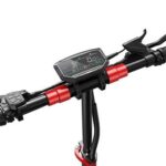 Patinete eléctrico iScooter iX8 (65-70 km, 1200 W*2, 48 V, 20 Ah, neumáticos de 12 pulgadas, doble tracción, 4 velocidades ajustables, 150 kg, con bolsa y pantalla) - Imagen 3